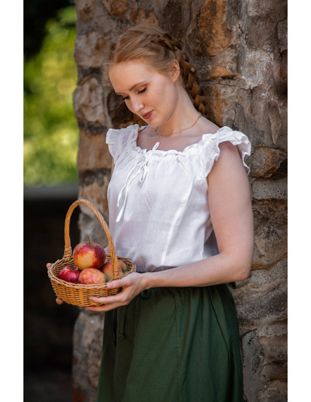 Blusa medievale estiva senza maniche...