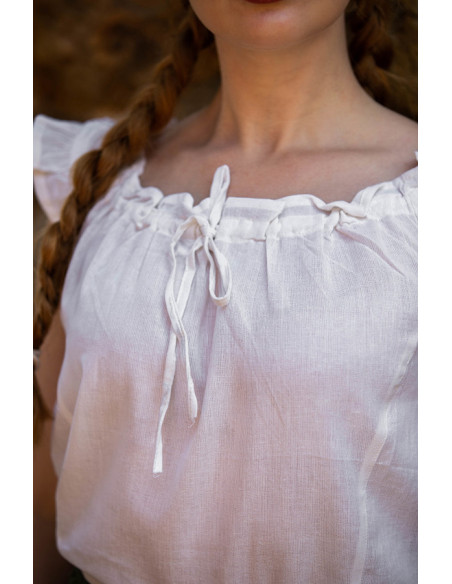Blusa medievale estiva senza maniche...