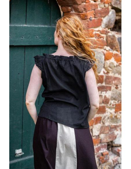 Blusa medievale estiva senza maniche...