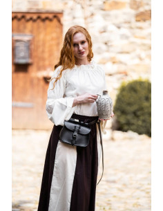 Camicetta medievale classica modello Emma, colore bianco...