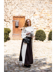 Camicetta medievale classica modello Emma, colore bianco... 2