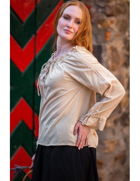 Camicetta da donna medievale Bettina,... Camicetta da donna medievale Bettina,...