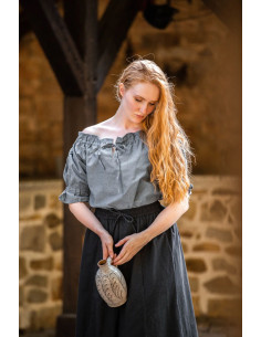 Blusa medievale Verena, manica corta