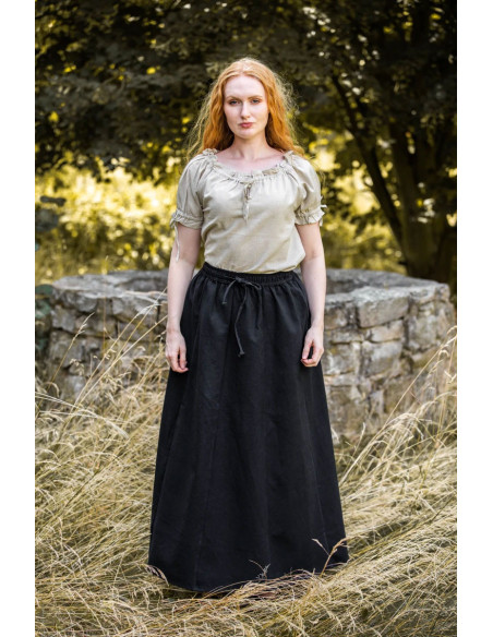 Blusa medievale con lacci modello...