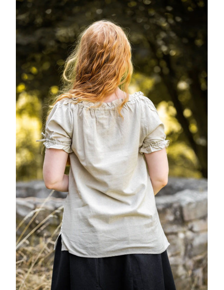 Blusa medievale con lacci modello...