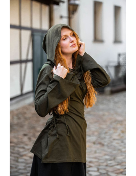 Camicetta medievale Lea con lacci