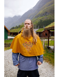 Viking Gugel in Lana Bjomolf giallo senape