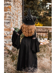 Cappello da strega modello stella, colore nero 2