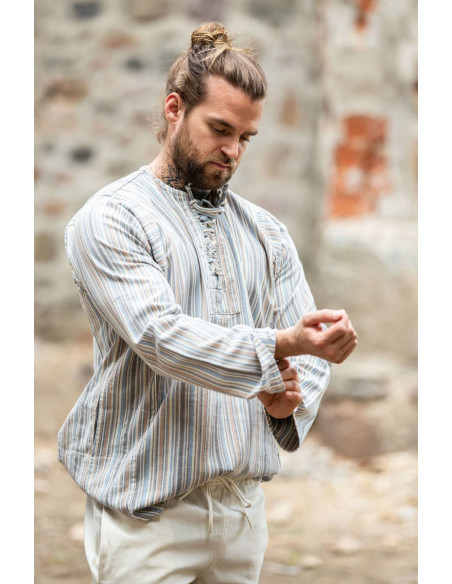 Camicia contadina con lacci modello...