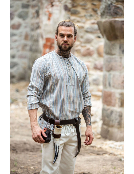 Camicia contadina con lacci modello...