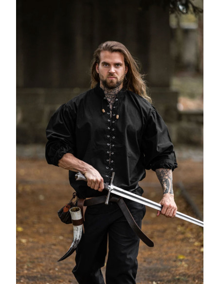 Camicia medievale con lacci modello...