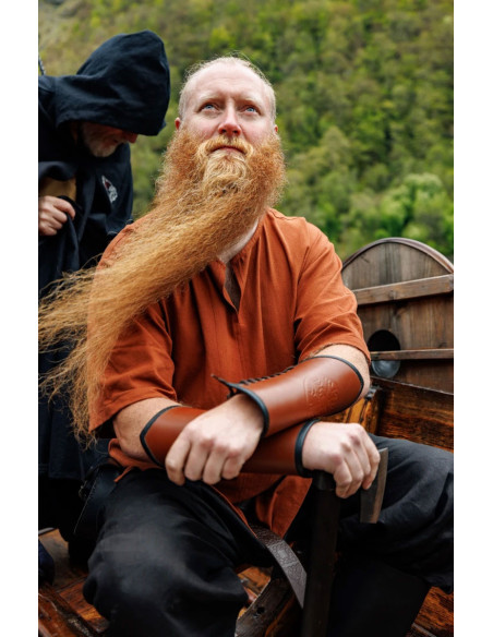 Tunica vichinga manica corta Olaf, rosso