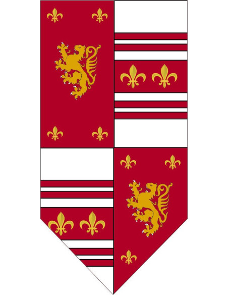 Stendardo medioevale squartato con...