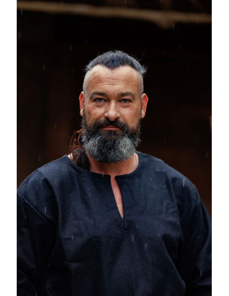 Tunica vichinga Olvisson, lana nera