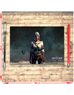 Pacchetto Stendardo e Spada Ciri The Witcher Wild Hunt III