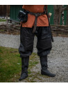 Pantalone vichingo in lino Wodan, nero