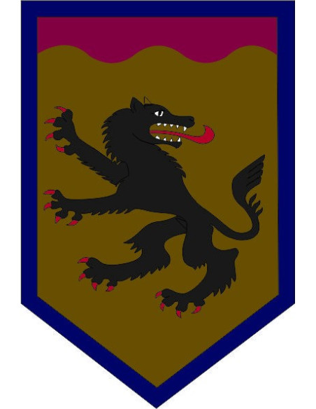 Stendardo medievale vari colori con...