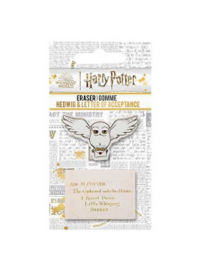 Set di 2 gomme - Edvige e lettera - Harry Potter
