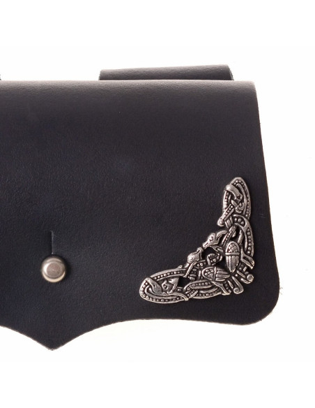 Borsa in pelle di 3 pozioni con...