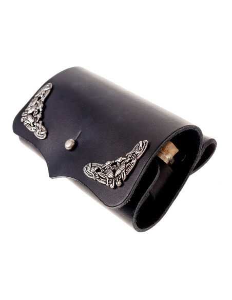 Borsa in pelle di 3 pozioni con...