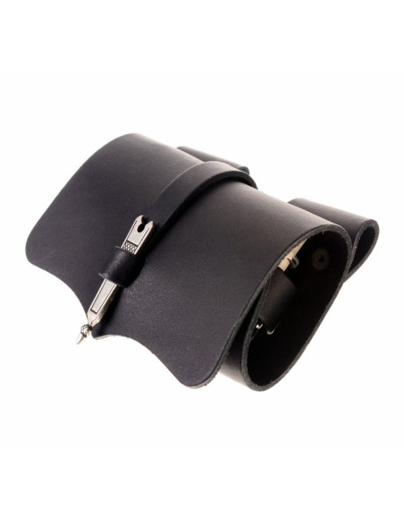 Borsa in pelle di 3 pozioni con...