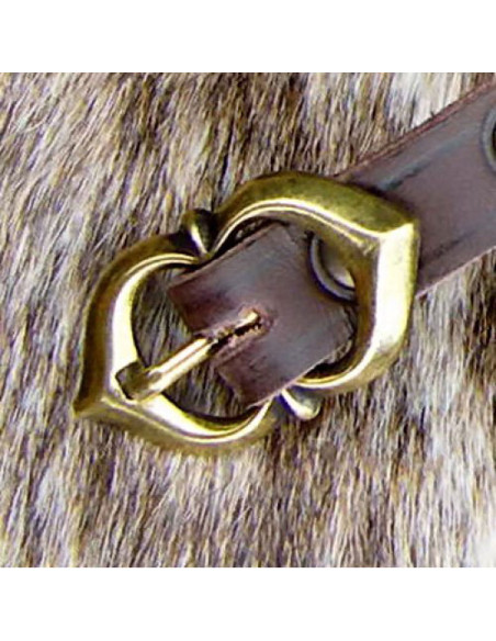 Cintura stretta in pelle medievale,...