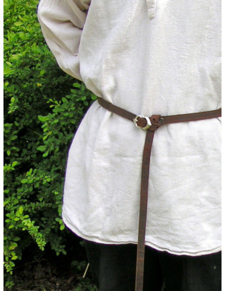 Cintura stretta in pelle medievale,...