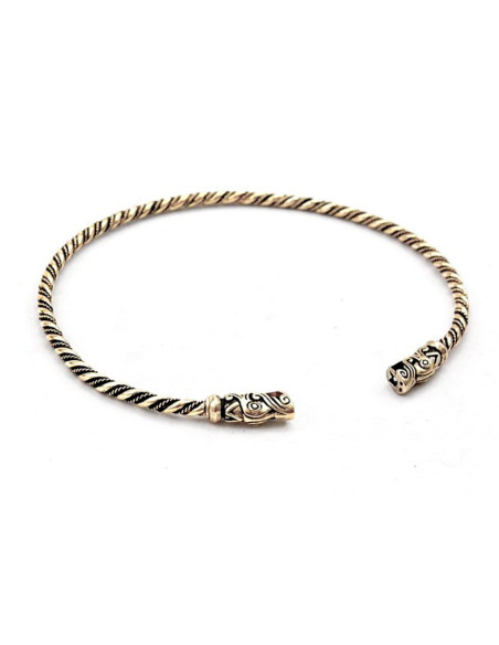 Torque Viking Gotland Dragon teste