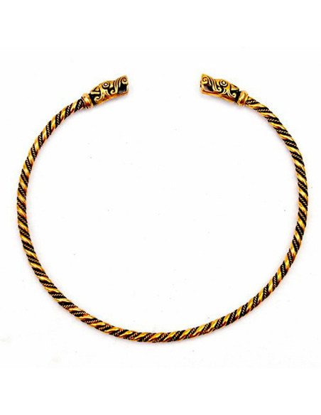 Torque Viking Gotland Dragon teste