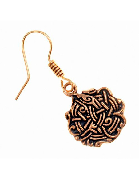 Orecchini vichinghi con nodi intrecciati