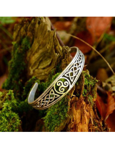 Bracciale celtico con nodo e Trisquel