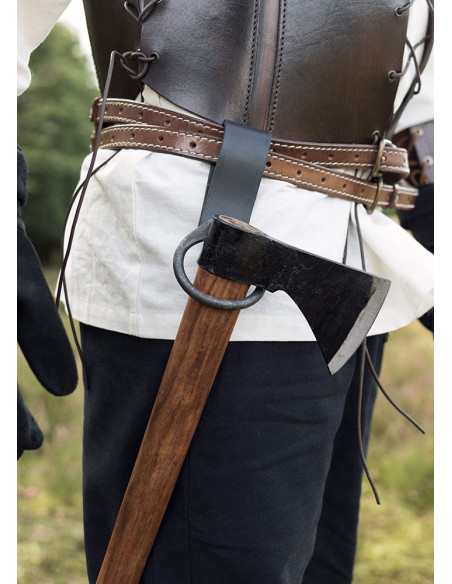 Tahalí nero per portare asce sulla...