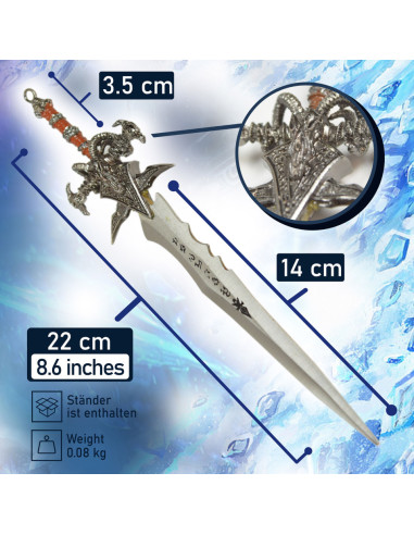 Frostmourne World of Warcraft spada tagliacarte