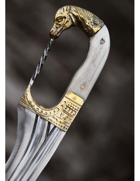 Falcata, Kopis con coltello, manico a...