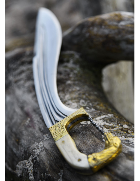 Falcata, Kopis con coltello, manico a...