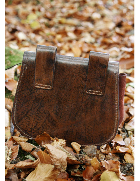 Borsa Celtic Vegvisir in pelle...