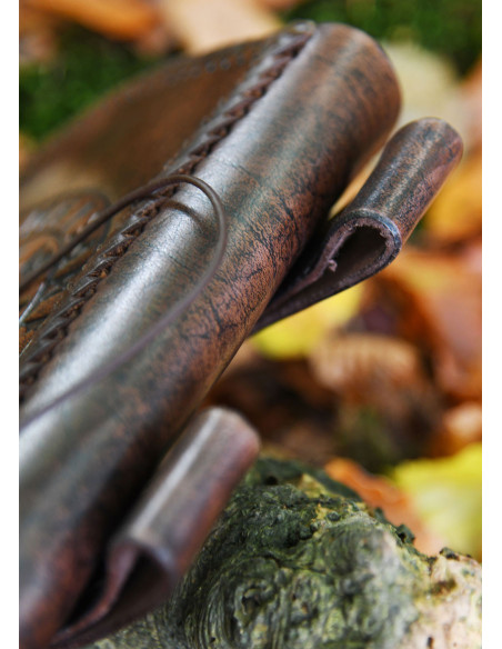 Borsa Celtic Vegvisir in pelle...