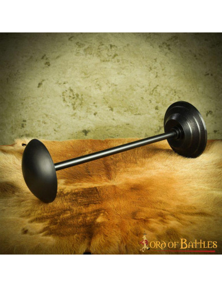 Supporto da tavolo per elmi in ferro