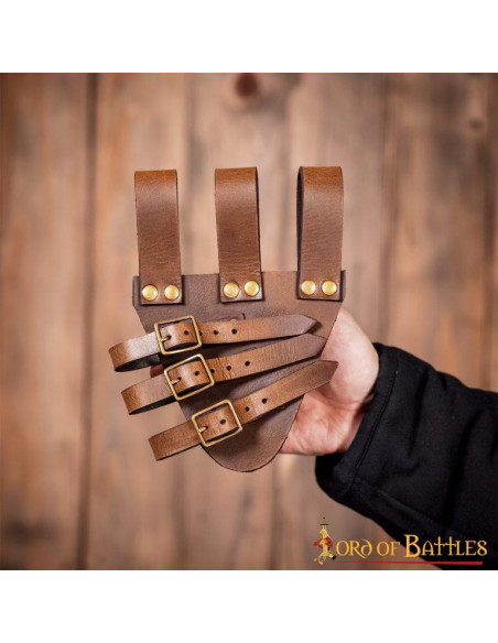 Baldric per spade a pinza in cuoio...