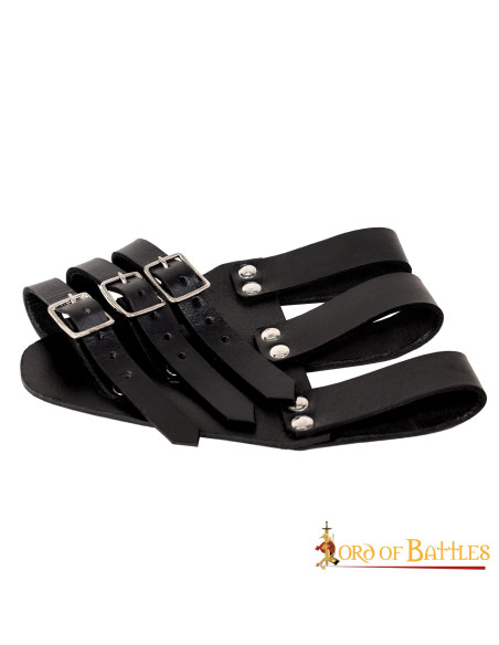 Baldric per spade a pinza in cuoio...