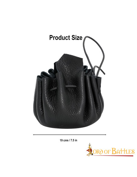 Mendicante di cuoio medievale per la...