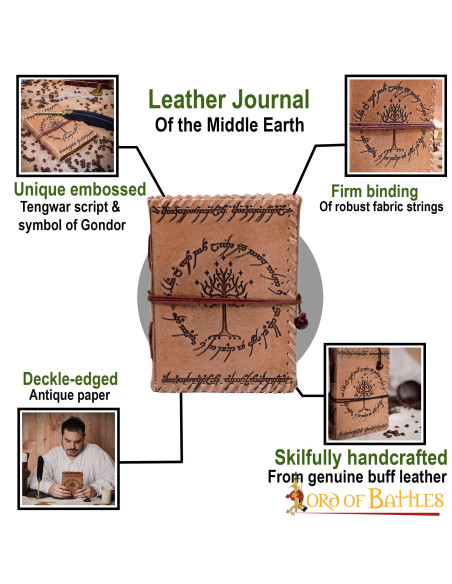 Diario della Terra di Mezzo in pelle...