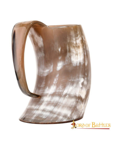 Vaso vichingo in corno di bue