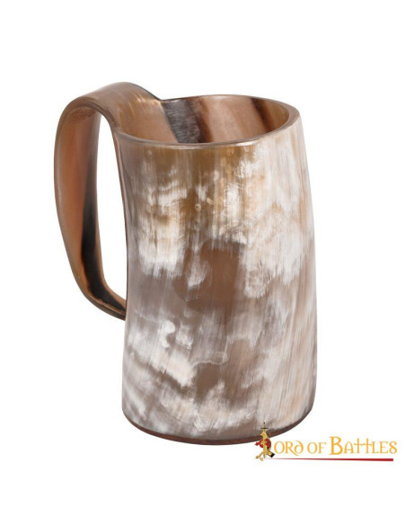 Vaso vichingo in corno di bue