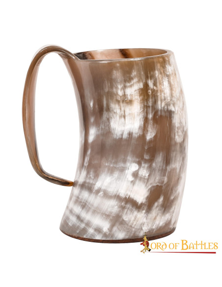 Vaso vichingo in corno di bue