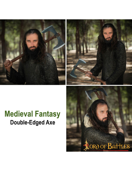 Ascia funzionale a doppio taglio con...