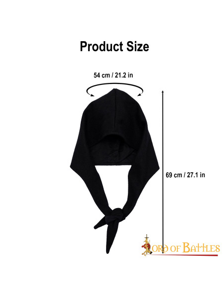 Berretto contadino medievale in lana