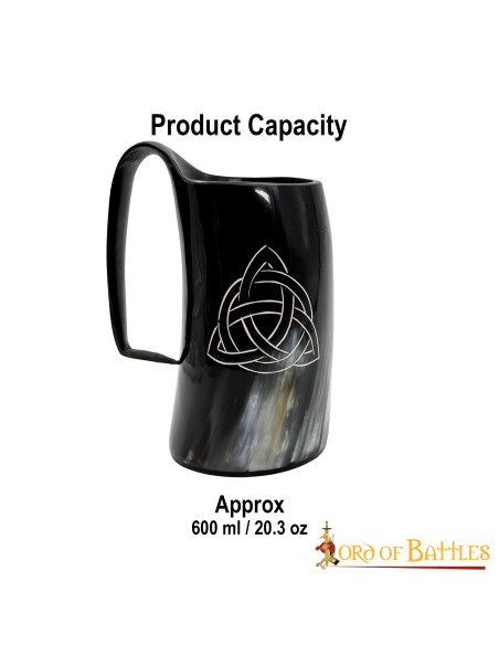 Boccale di birra trisketa celtico