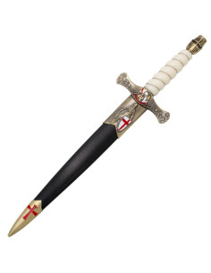 Pugnale medievale templare, elmo in bronzo 2