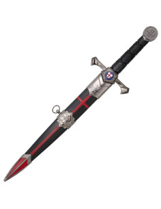 Medievale Templare Pugnale Guardia Scudo Croce 2